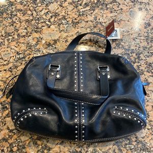 Michael Kors studded black handbag. Like new!